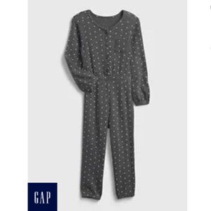 NWT Toddler Girls Gap Gray Waffle Knit Jumpsuit 2T